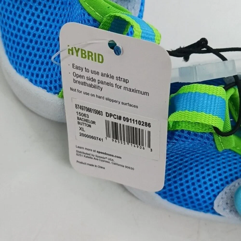 Speedo Boys XL 11-12 Water Shoes Aqua Socks Swim Beach Pool NWT